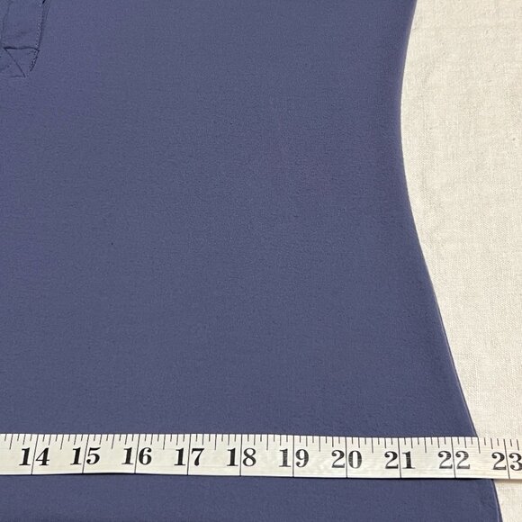 TravelSmith Women’s M Sleeveless Polo Midi Dress USA Made Supplex Nylon Stretch - Picture 7 of 9